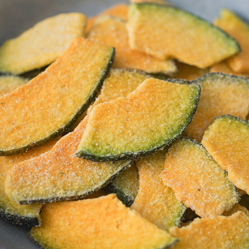 美朝福蜂蜜黄油南瓜脆 脱水南瓜干 贝贝果蔬脆 休闲健康小零食 南沫