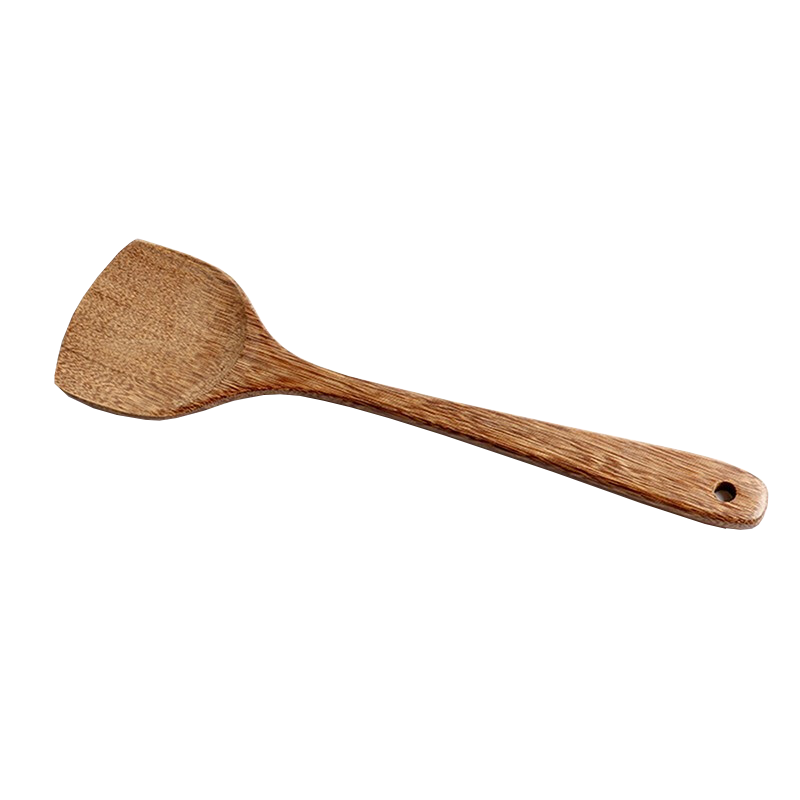 歐菲斯鍋鏟雞翅木鏟子 家用湯勺漏勺飯勺不粘鍋鏟子炒菜鏟 【菜鏟】全長約38.5CM