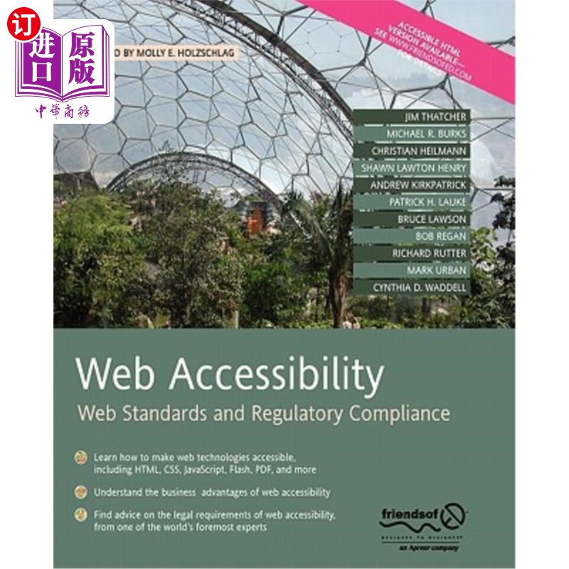 海外直订web accessibility: web standards and regulatory