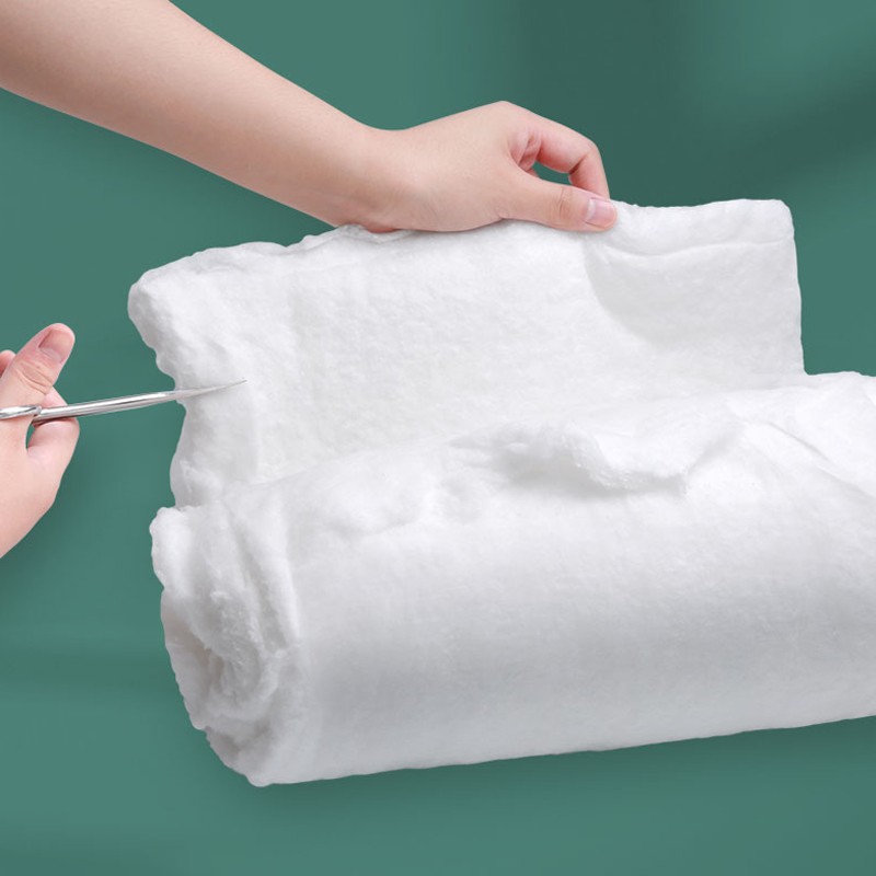 医用脱脂棉卷500g棉花可做棉球婴儿清洁卫生化