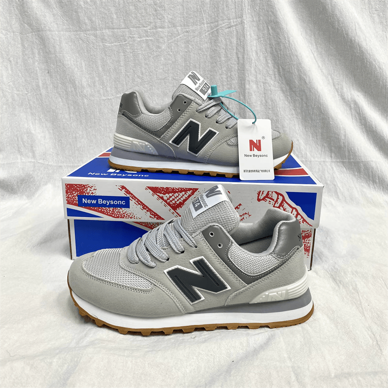 新百伦574元祖灰n字跑步鞋休闲百搭情侣运动鞋男女夏季潮鞋情侣款透气