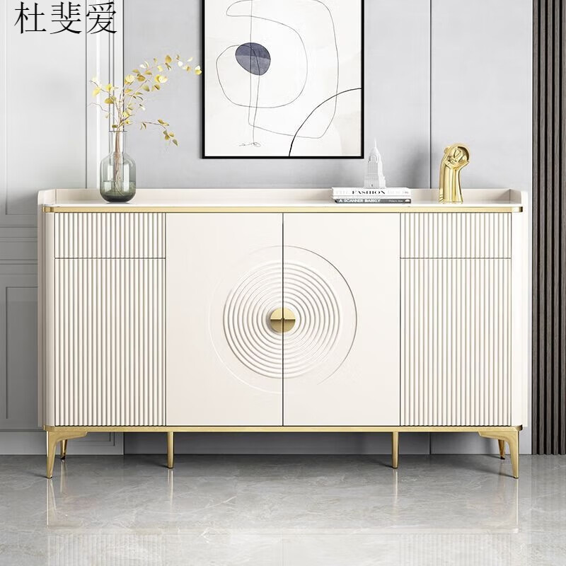 杜斐爱2023新款鞋柜家用进户门口大容量多功能岩板入户门鞋柜半截收