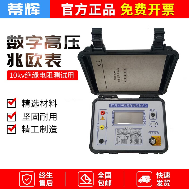 蒂辉10kv绝缘电阻测试仪/电子绝缘电阻表/数字高压兆欧表2500v/5000v