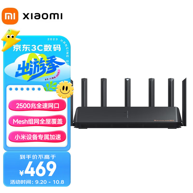 小米（MI）路由器AX6000 5G双频WIFI6 6000M速率 无线穿墙千兆 家用智能路由器 小米路由器 AX6000属于什么档次？