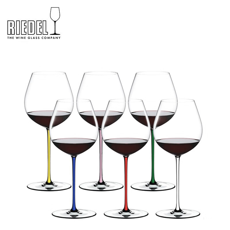 奥地利RIEDEL璀璨系列六色杯杆手工红酒高脚杯奥地利进口 璀璨六色黑皮诺杯