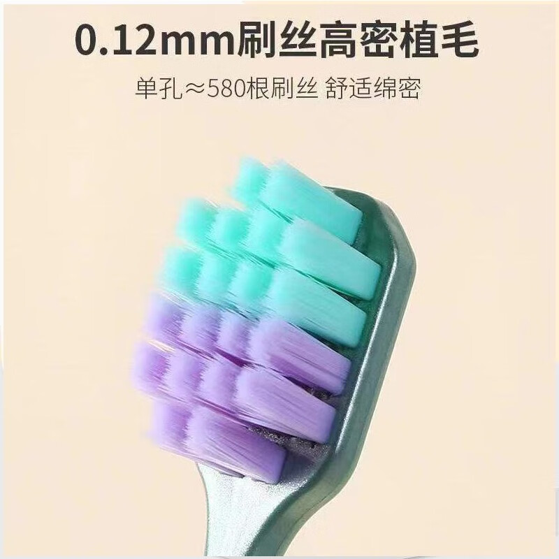 卡斯丽牙刷万根毛软毛成人超细超软孕妇月子男女士牙刷家庭装906 万根软毛牙刷20支装