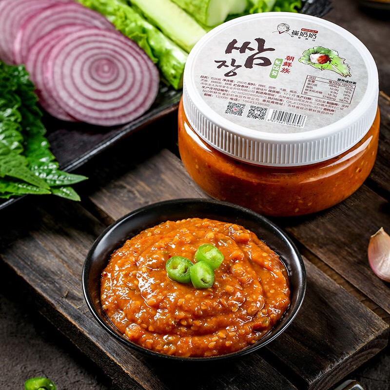 崔奶奶延边特产朝鲜族自制包饭酱韩式烤肉蘸料拌饭酱生菜酱烧烤蘸调味