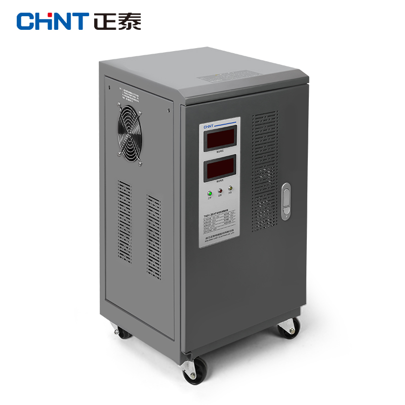 正泰单相稳压器220v大功率20000w工业全自动交流电源tnd1-20/af