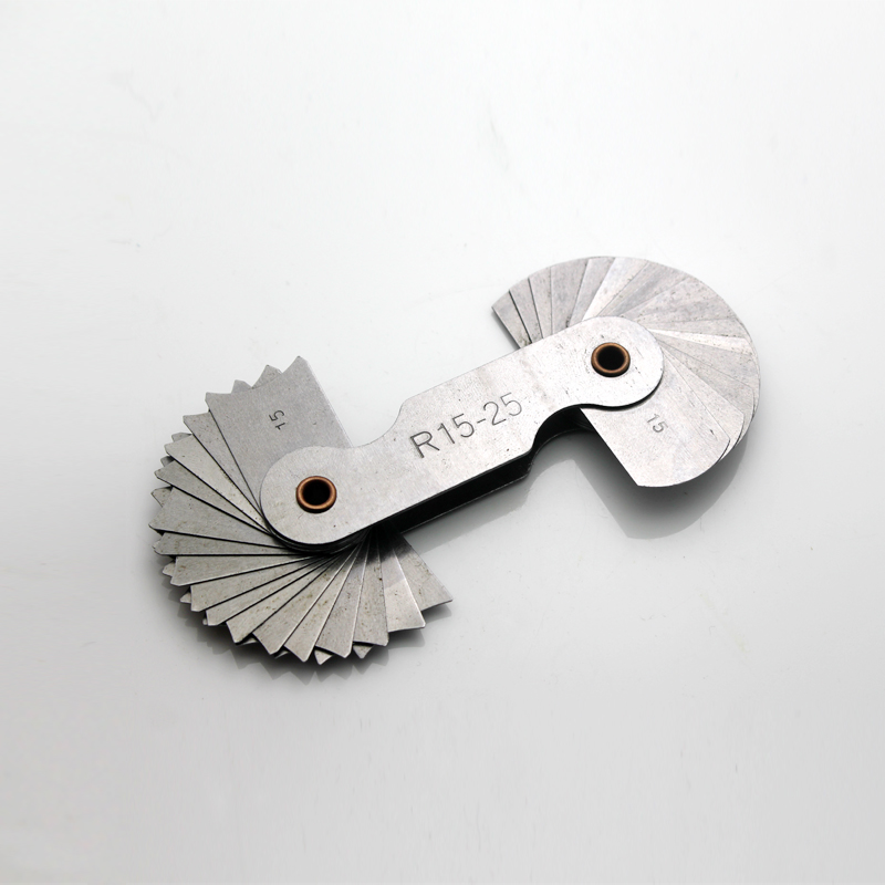 半径规螺纹规r规牙规r角尺样板规螺纹圆弧r角规高精度测量工具 r15-25