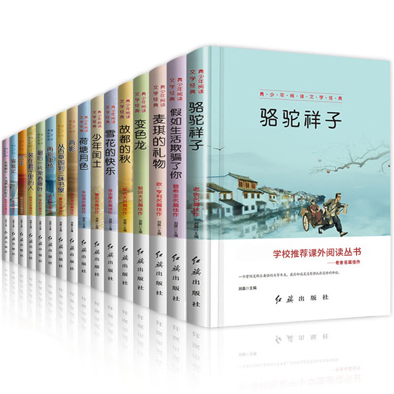五年级六年级课外书必读正版推荐适合学生看的小学四五六5-6年级初中小学生课外阅读书籍经典语文读物书目名 青少年阅读文学经典全16册（套装）高性价比高么？