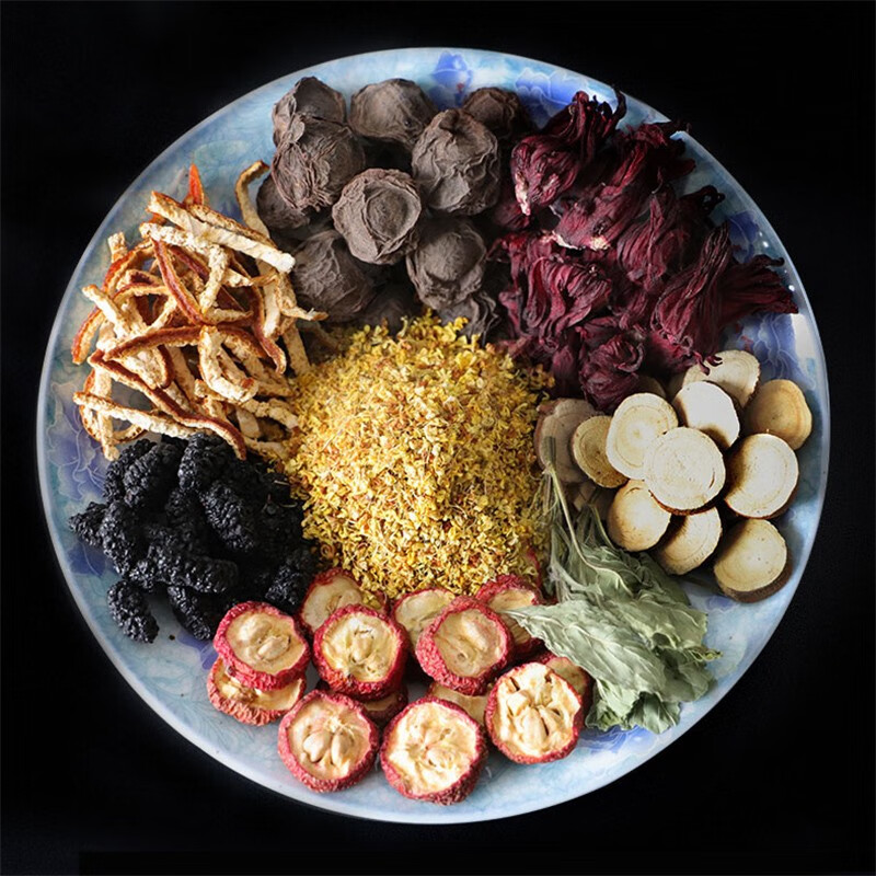 康德瑞琪 10包酸梅汤原材料包共1000克 老北京乌梅干自制酸梅汁汤