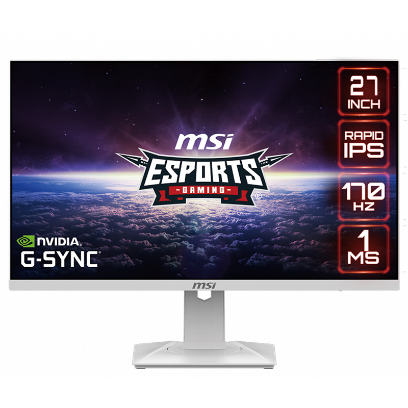 ΢�ǣ�MSI��������������27Ӣ�� 2K Fast IPS�羺��ʾ��С�����ʾ������Һ����Ļ ��ת�������� MAG 274QRFW ���׿�/2K/180Hz