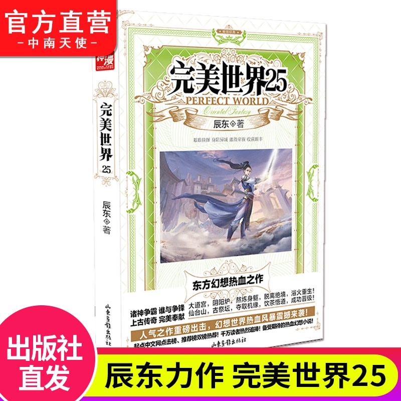 【官方正版】现货 完美世界小说25-26册 起点白金大神辰东人气力作 经典玄幻小说 完美世界25