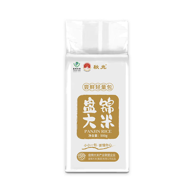盘锦大米东北大米蟹稻共生珍珠米真空尝鲜装500g