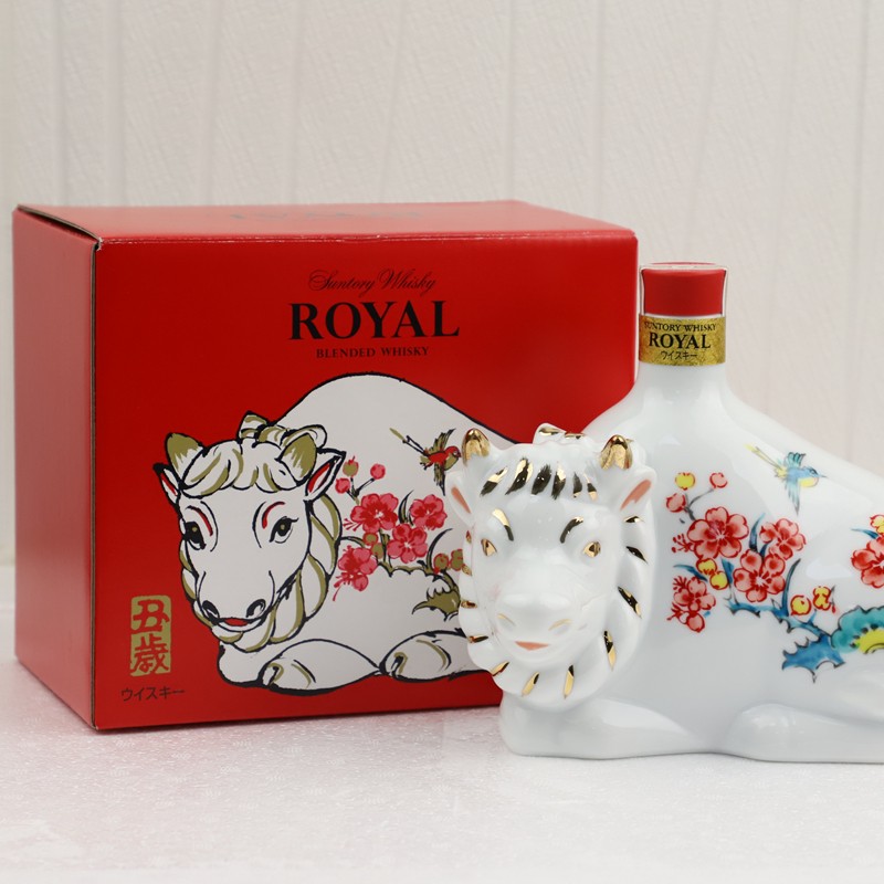 三得利(suntory)日本进口洛雅调配威士忌 2021年生肖牛年 600ml
