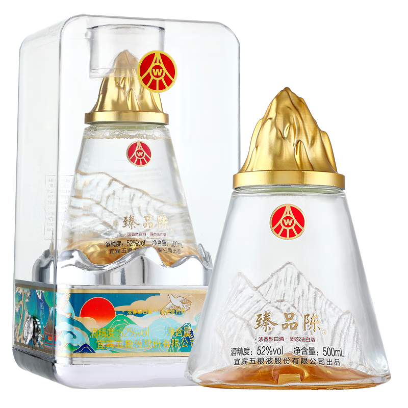 ���ڲ�����wuliangye/����Һ ��Ʒ�� ��ʳ�� 52�� �׾� Ũ���� 500mL 500mL 2ƿ 228Ԫ