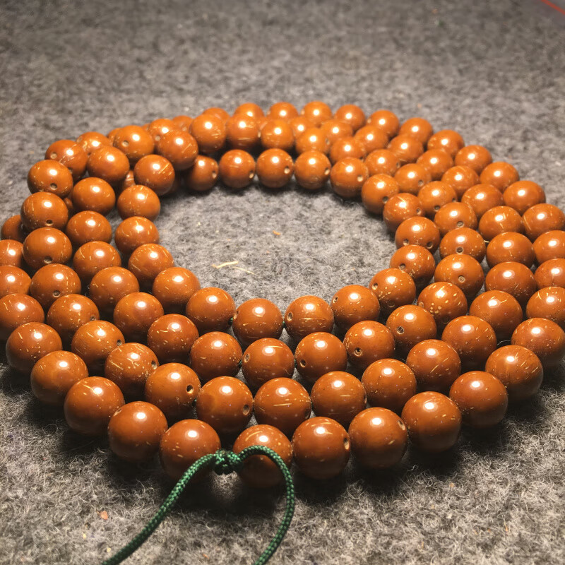 彩荷精品紫金鼠正圆光珠菩提子108颗念珠手串手链 精品正圆光珠12mm 12mm