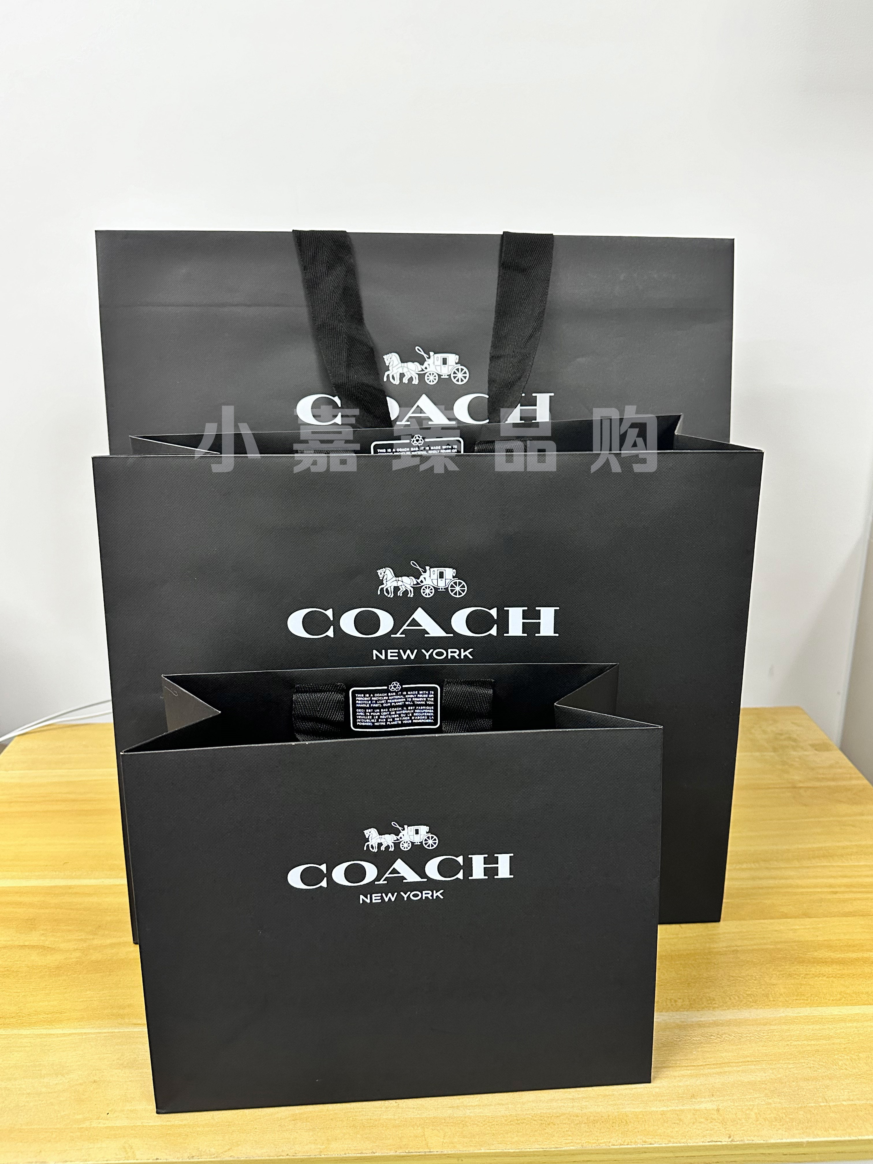 蔻驰包装礼品袋coach蔻驰专柜礼盒 专柜蔻驰包装袋礼品袋防尘袋礼
