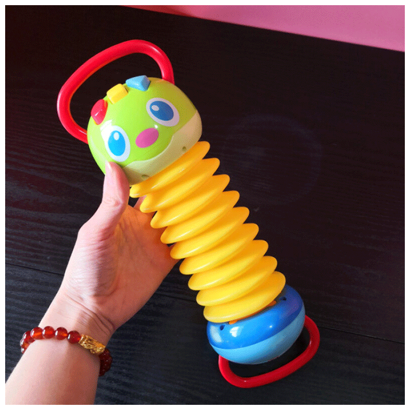 曲漾 毛毛虫手风琴玩具婴儿 仿真乐器儿童音乐玩具1-3岁多款可选 毛虫手风琴（简装）