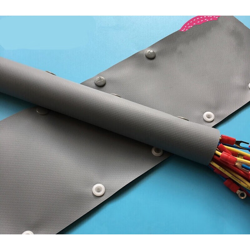 鹏艾鑫型号阻燃扣式结pvc按扣套管电线缆保护套裹线布包线套 直径12mm