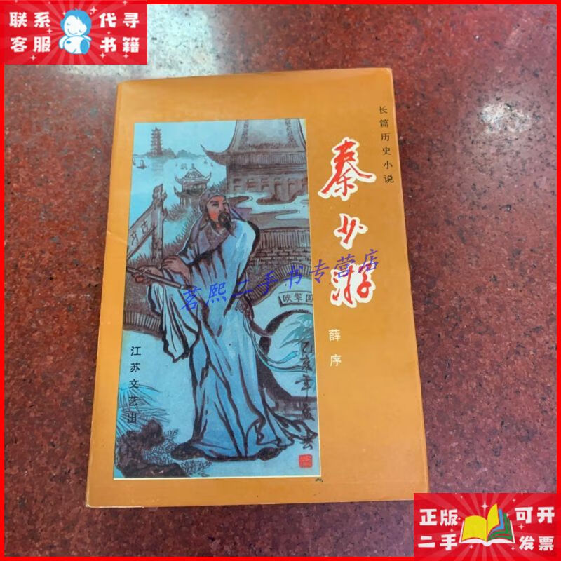 秦少游:长篇历史小说 江苏文艺出版社二手9成新