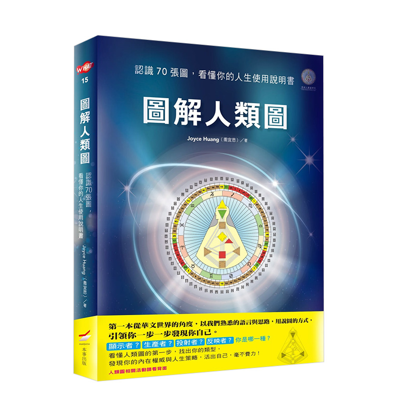 【现货】图解人类图：认识７０张图，看懂你的人生使用说明书 港台原版心灵励志人格天赋潜能开发进口图书籍