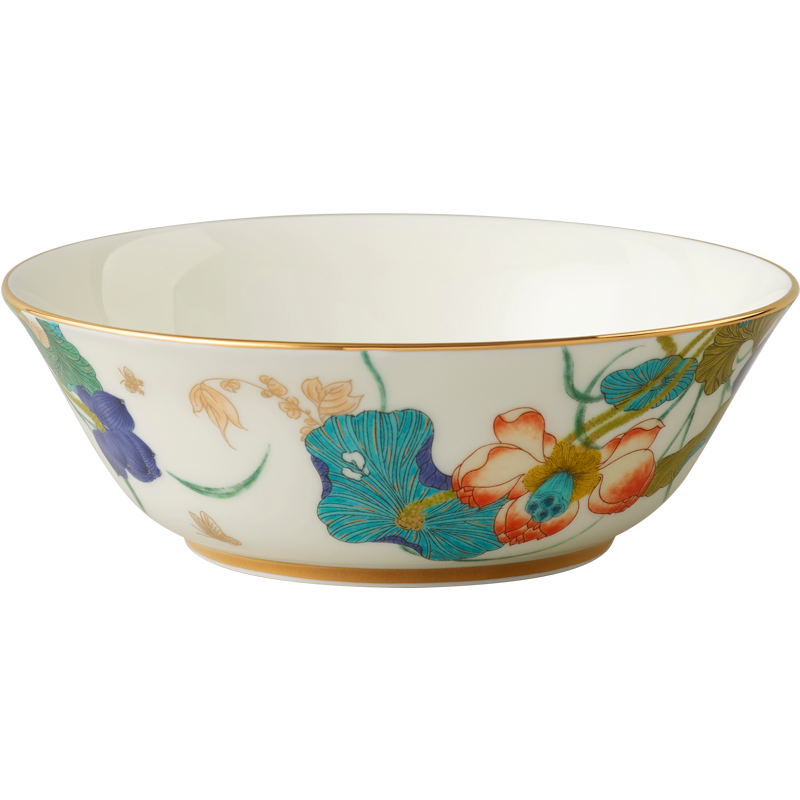 永豐源（auratic）幸福和鳴 陶瓷餐具散件碗盤碟勺筷 DIY自由組合 安全包裝 150mm面碗【4.5寸】