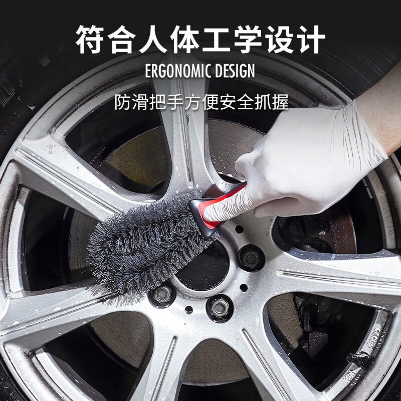 索纳克斯（SONAX）德国进口轮毂清洁刷工具不伤轮毂清洗刷洗车钢圈轮毂清洗去污工具 【德国进口】轮毂清洁刷