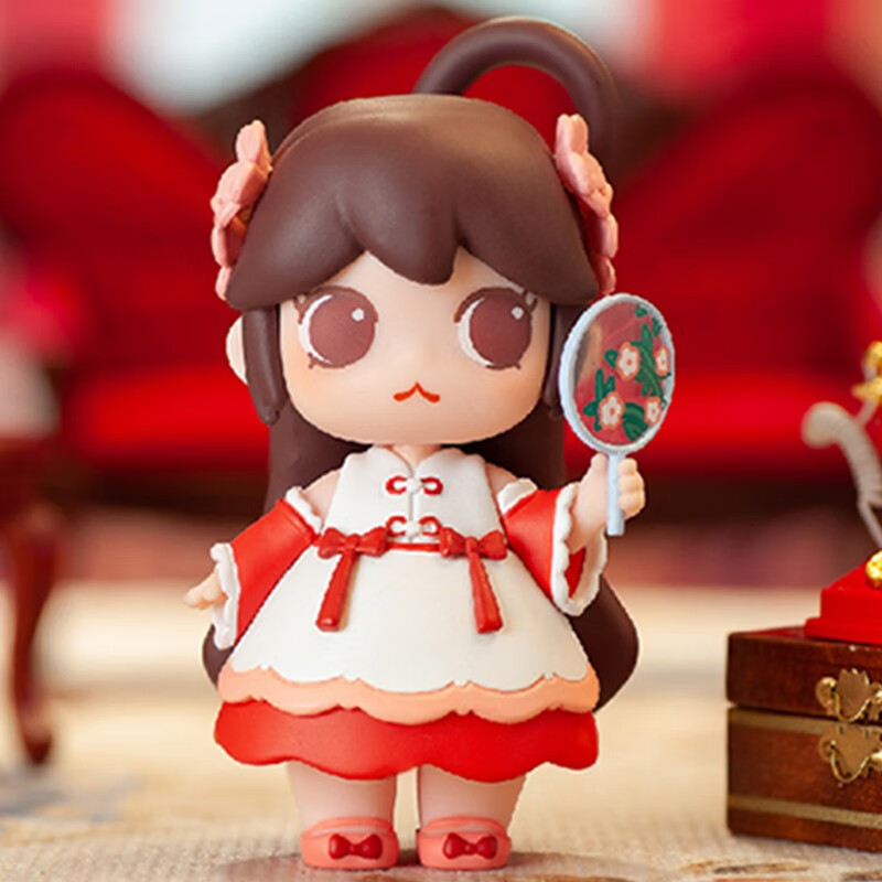 少女团lolita系列洛丽塔系列盲盒手办潮流玩具桌面摆件礼 花小楼(拆盒