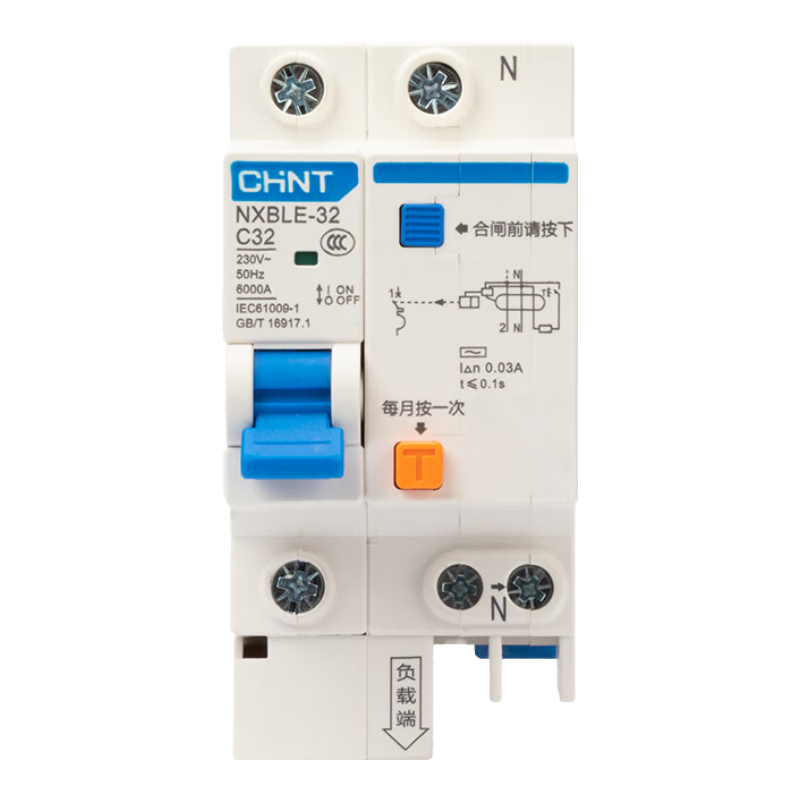 ̩CHNTNXBLE-32-1PN-C32-30mA-6kA С©籣· ©1P+N 32A