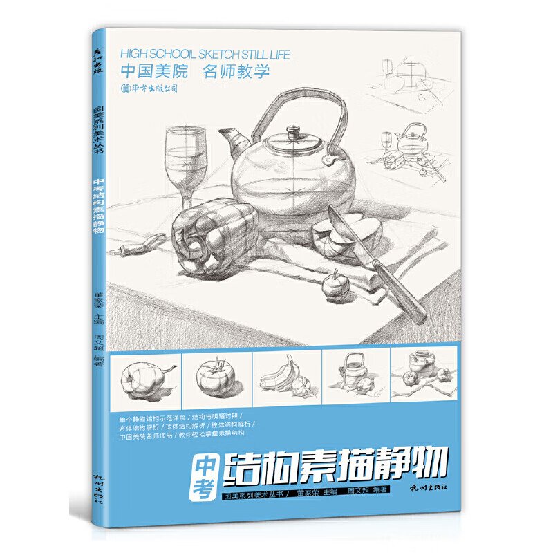周文超结构素描静物临摹画册入门范本单体组