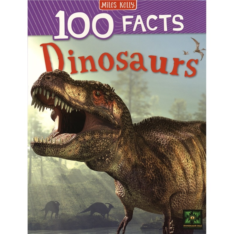 100 facts dinosaurs 100个事实 恐龙 儿童英语百科读物 英文原版进口