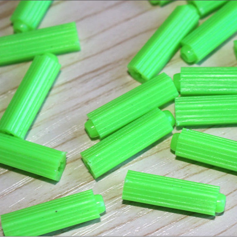 【精选】绿色膨胀管塑料膨胀螺丝6mm膨胀胶塞螺栓涨塞胀管墙塞织语