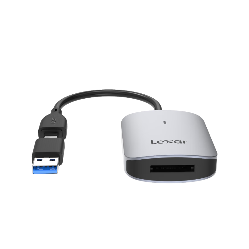 雷克沙（Lexar）USB3.2讀卡器 USB/Type-C口 CFexpress Type A卡索尼相機(jī)卡讀取 支持蘋果17安卓手機(jī)電腦