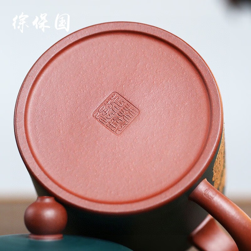 徐保国徐保国 宜兴紫砂壶泡茶杯范林强老师纯全手工底槽清锦绣山河 底