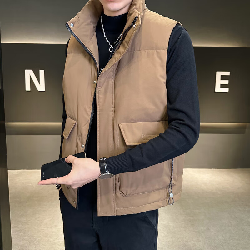 bingjie波司登羽绒服羽绒马甲男士冬季2024年休闲保暖背心外穿无袖