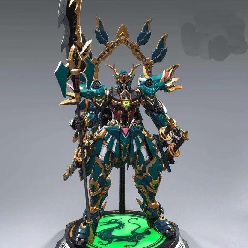 异端巴巴托斯三国系列吕布机甲模型许愿 许愿青龙关羽(保底拼装模型)