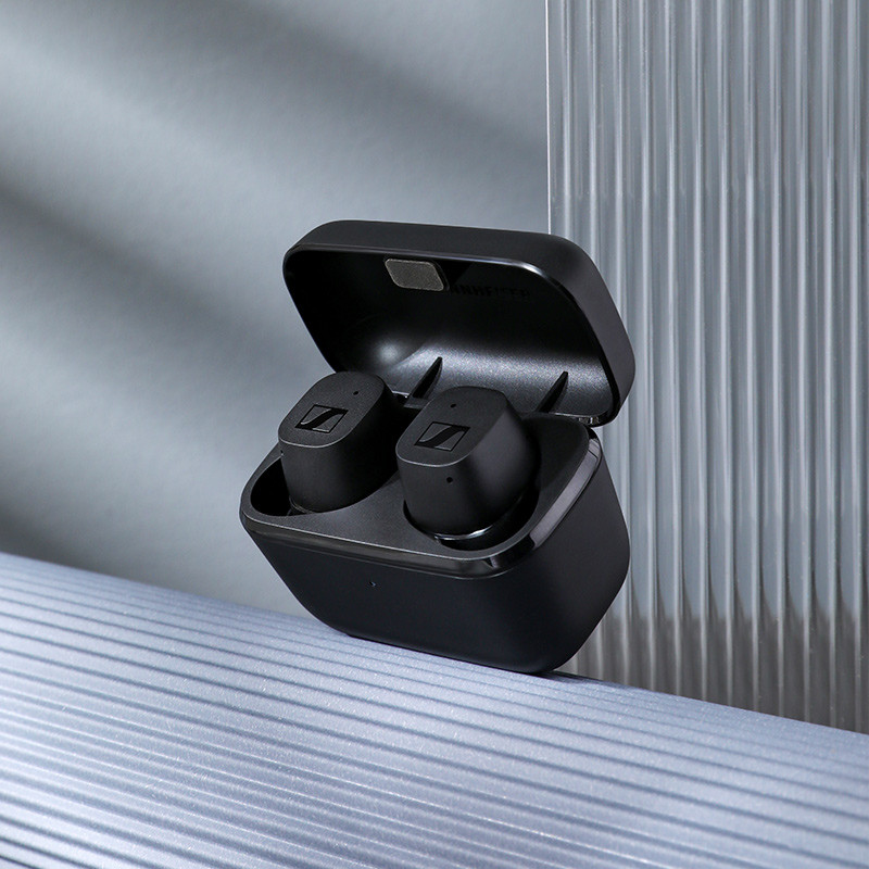 森海塞尔（Sennheiser）CX True Wireless真无线音乐耳机 蓝牙5.2 舒适佩戴 防水 入耳式 黑色