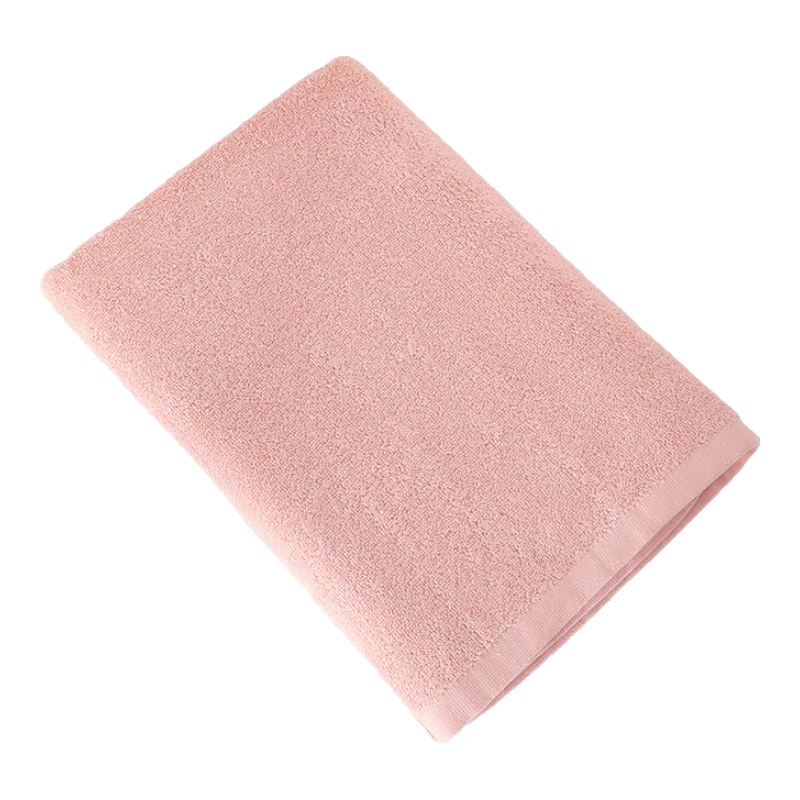百亿补贴:无印良品浴巾男士纯棉洗澡巾轻薄透气简约素色大毛巾全棉成人情侣款裹巾 升级7A抗菌浴巾【粉色】非纯棉 300g14.83元