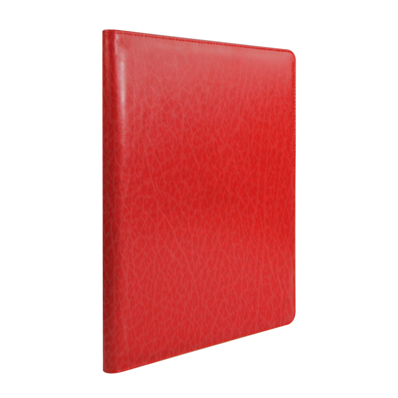 金得利A4多功能文件夾雙強力夾皮質(zhì)經(jīng)理夾秘書夾資料夾房產(chǎn)銷售夾簽約本商務會議文件合同夾板紅色AF1802