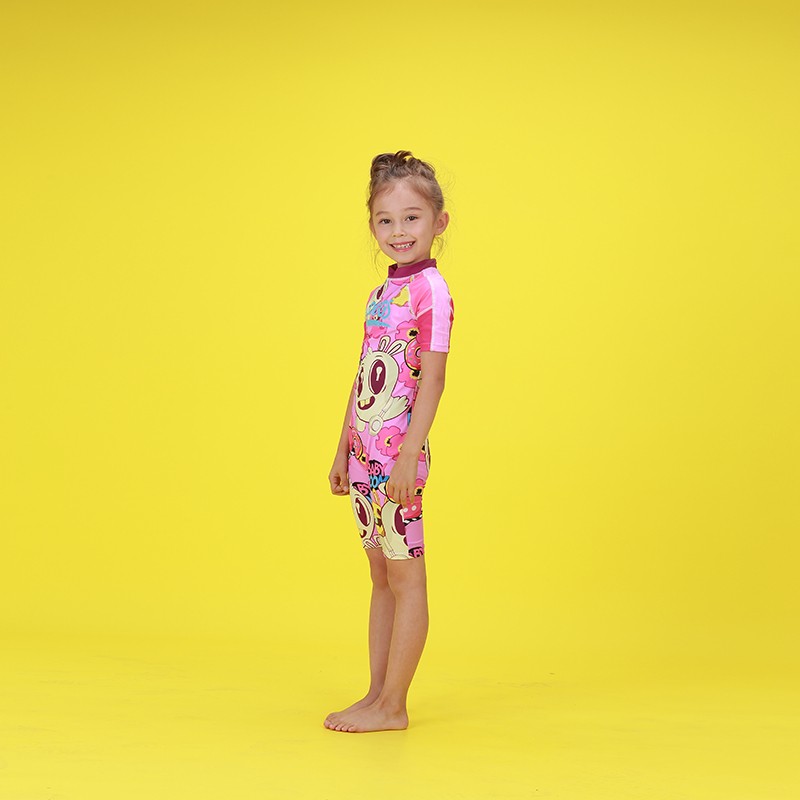 ZOGGS英国 女童泳衣 女童连体泳衣游泳保暖温泉冲浪 粉红色 10岁（适合身高140-150cm）