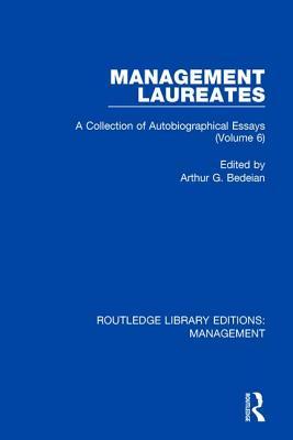 预订 management laureates: a collection of autobiographical