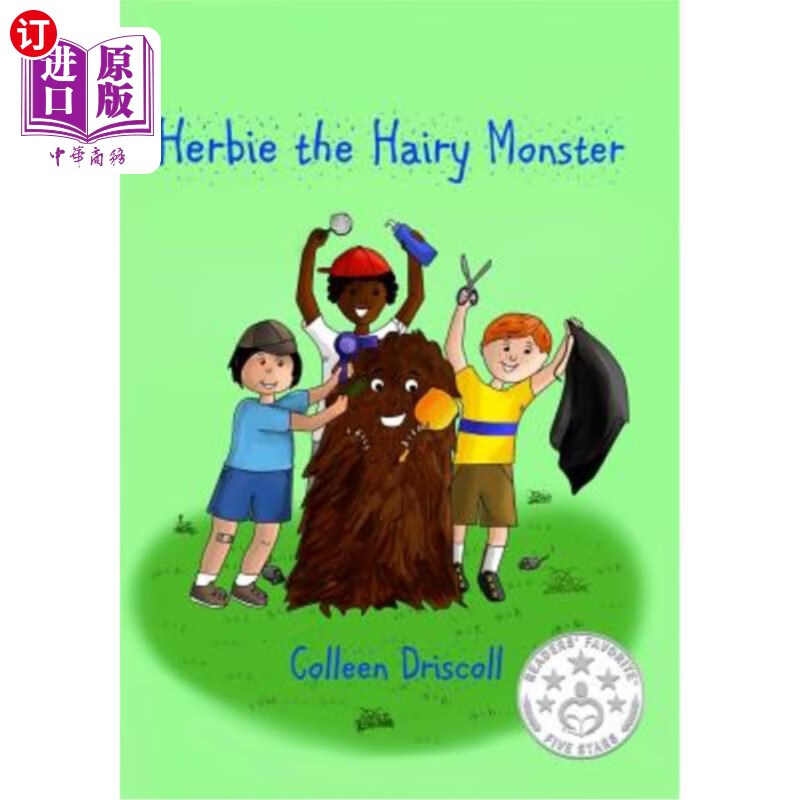海外直订herbie the hairy monster 毛怪赫比