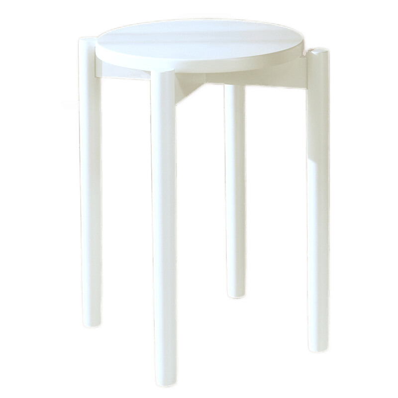 爱必居小凳子家用实木圆凳板凳餐厅凳子时尚创  凳现代餐凳圆凳 榉木 原木色 圆凳