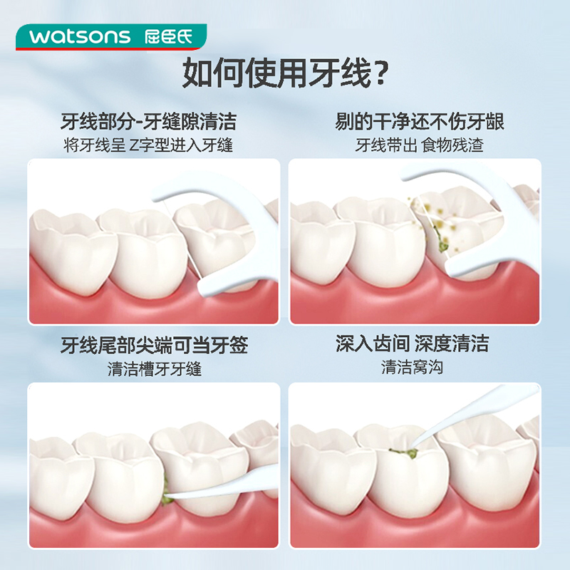 牙线-牙线棒屈臣氏圆线护理牙线棒50支X12盒优缺点质量分析参考！优缺点测评？