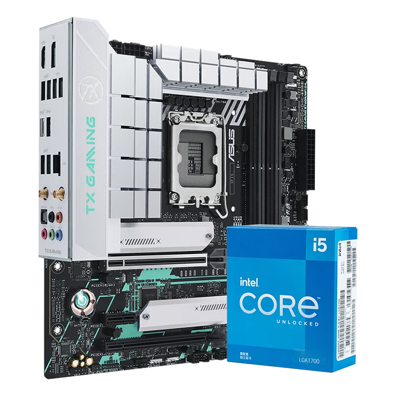 ���ڲ�������˶ B760M WIFI ���� i5 12600KF CPU��װ ��ѡD4 2113Ԫ(������)