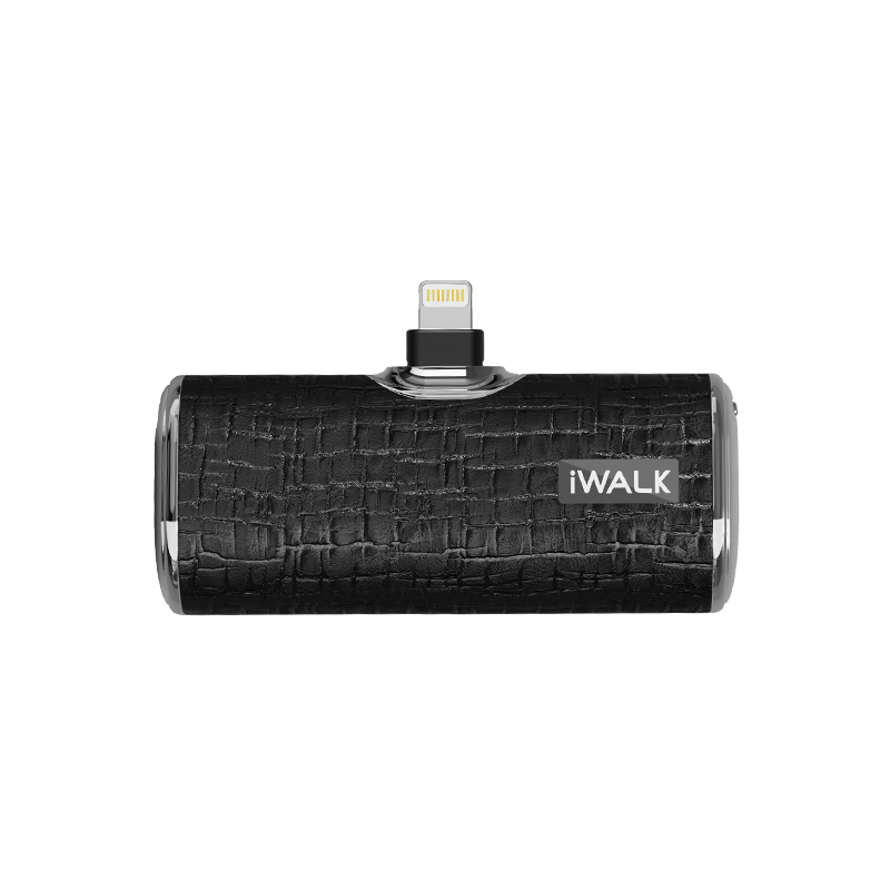 爱沃可（iWALK）口袋充电宝皮革版迷你小巧胶囊便携移动电源应急商务风适用于苹果iPhone X/11/12/13Pro Max