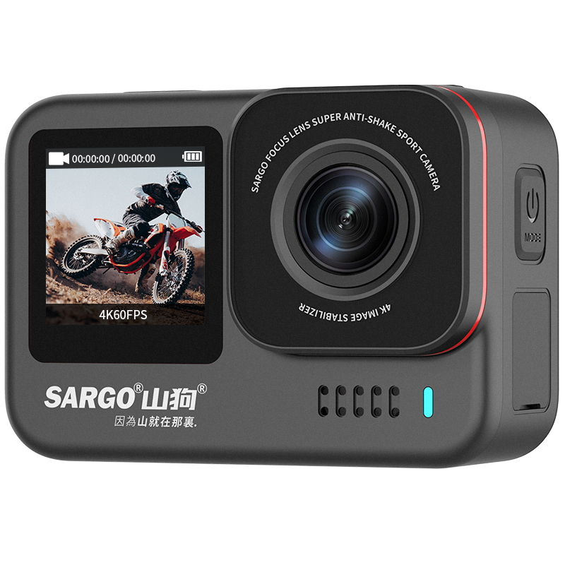 山狗 A9 运动相机 4K高清 头盔骑行防抖摩托车行车记录仪