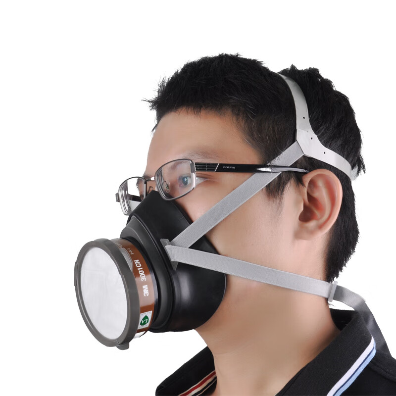 3m 3050喷漆套装防毒面具喷漆用化工农药气体口罩防有害气体工业粉尘