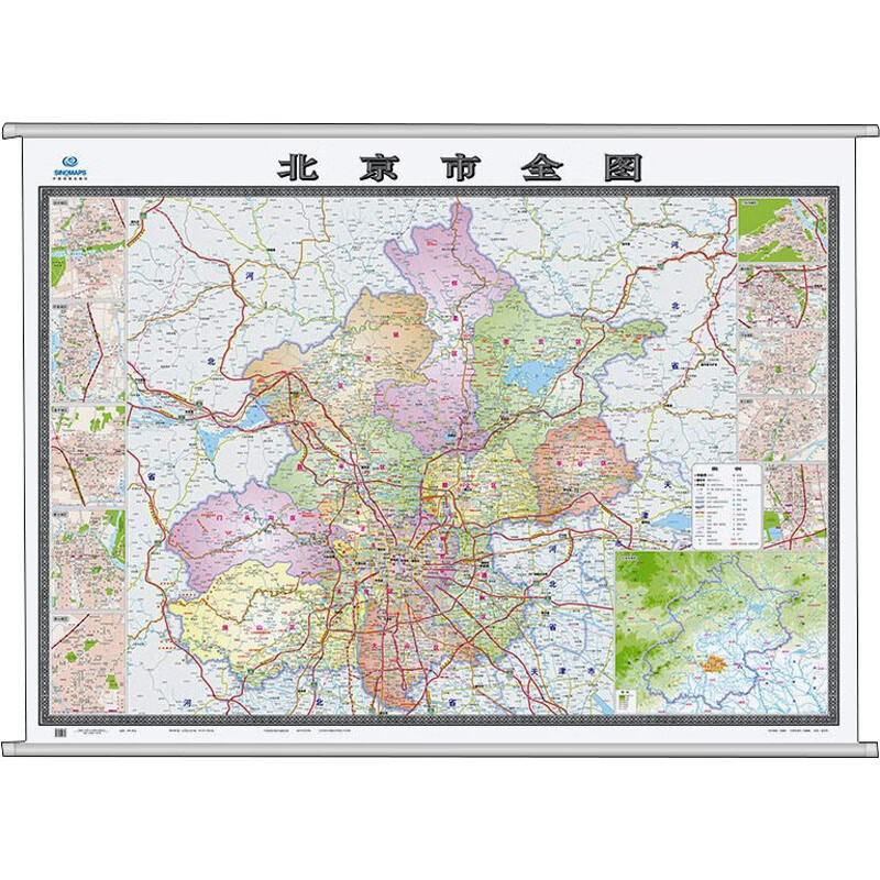 北京市全图 吴建民 编 书籍